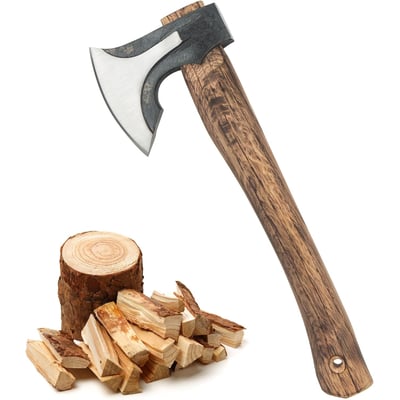 Secure-Topor forjat manual cu maner din lemn pentru despicat, 340 mm, 910g